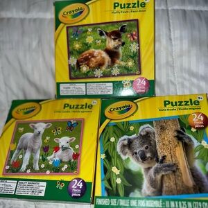 CRAYOlA PUZZLES AGES 3 and up